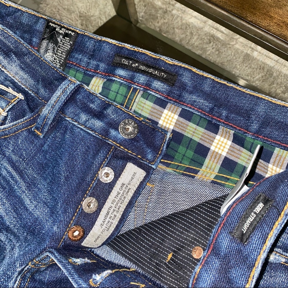 Cult Of individuality Rebel straight Jeans. Sz 32x34 - Picture 4 of 13
